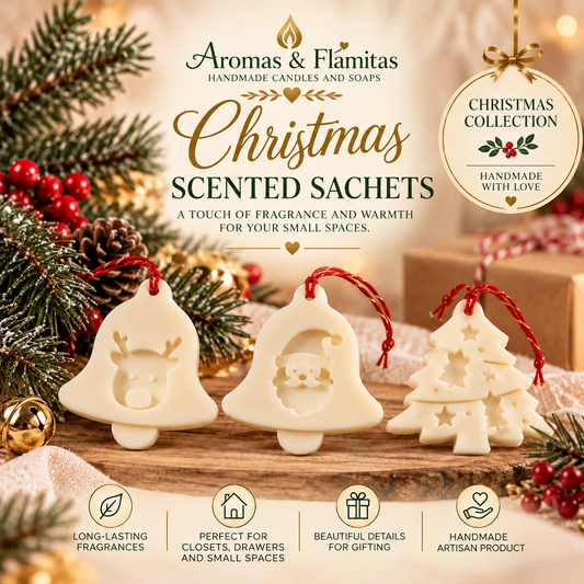 Festive Bell Sachets – Set of 3