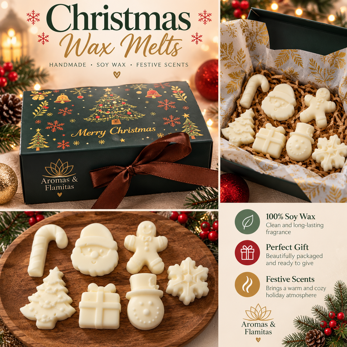Christmas Wax Melts – Merry Christmas Box