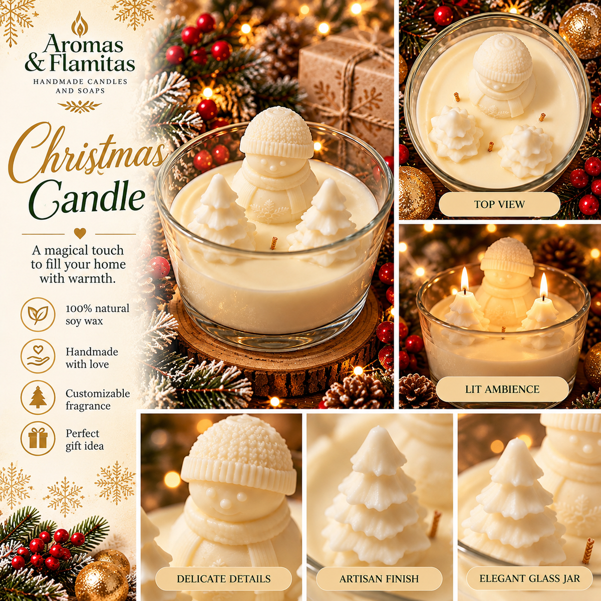 Snowman Wonderland Candle