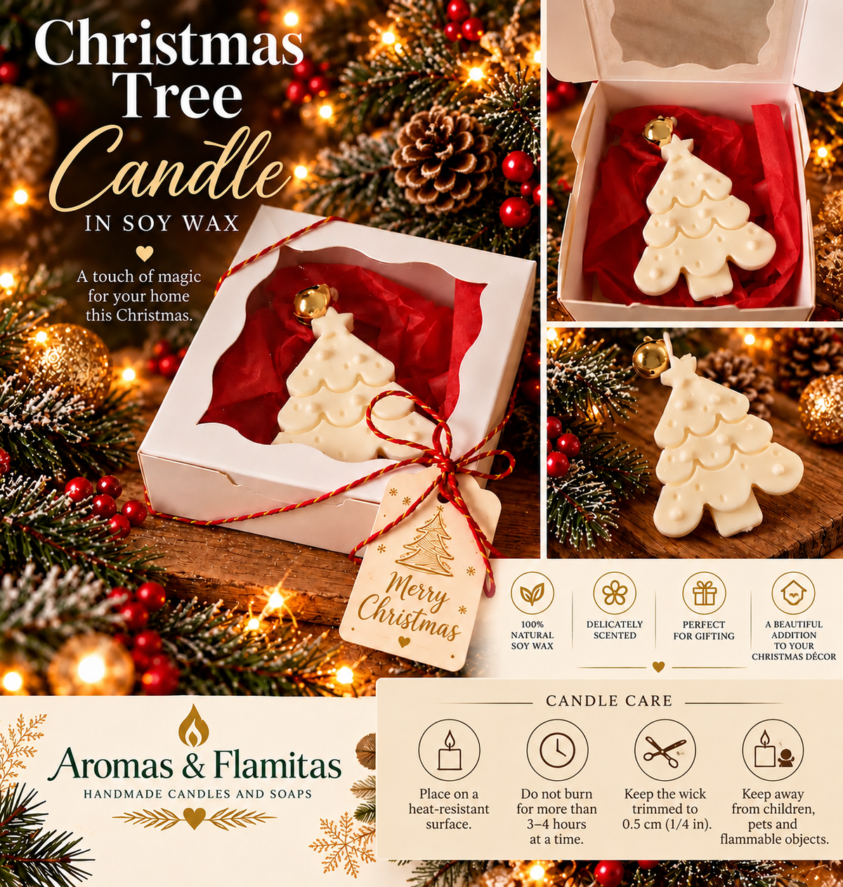 Christmas Tree Candle – Gift Box